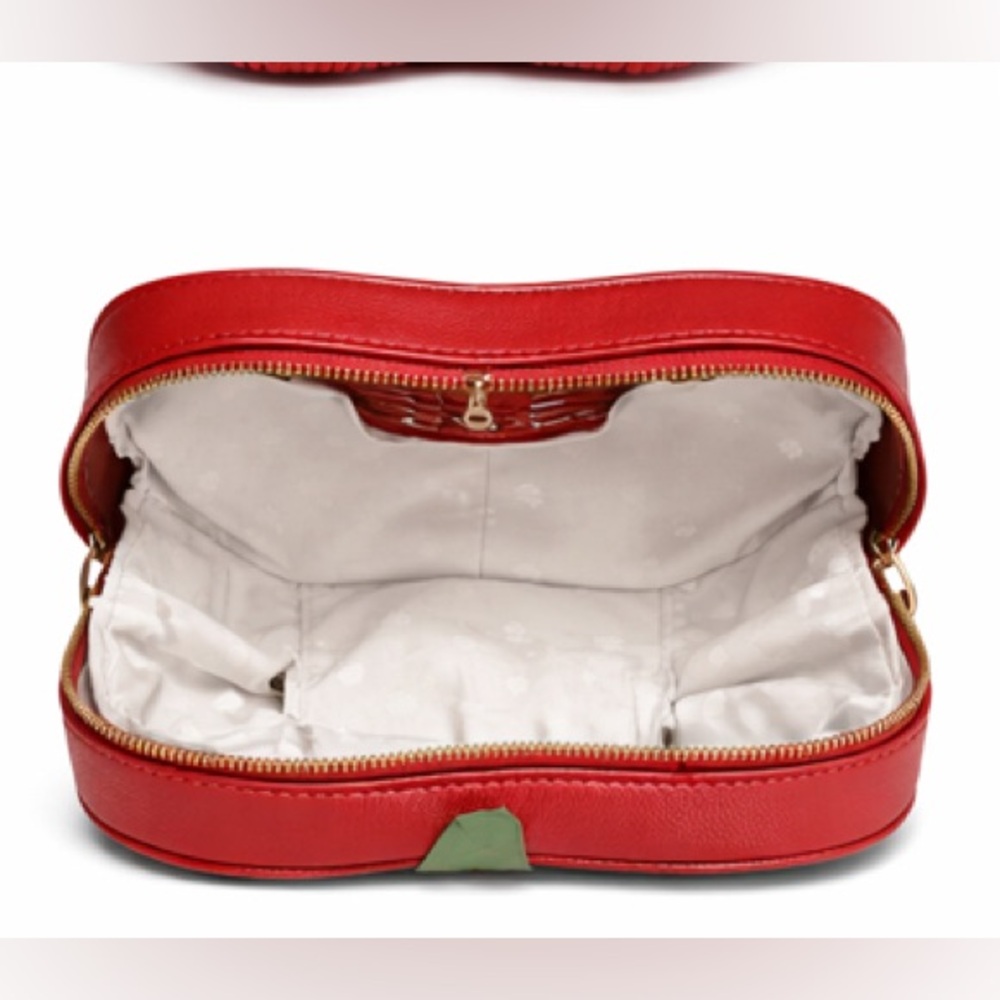 ☀️KATE SPADE HONEYCRISP APPLE WICKER PURSE * Novelty * NWT - Picture 6 of 6